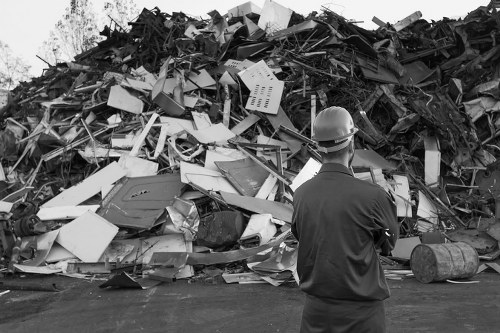 Professional staff handling office items