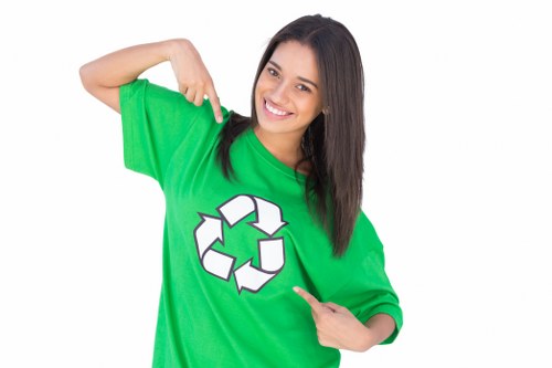 Recycling and donation process during house clearance