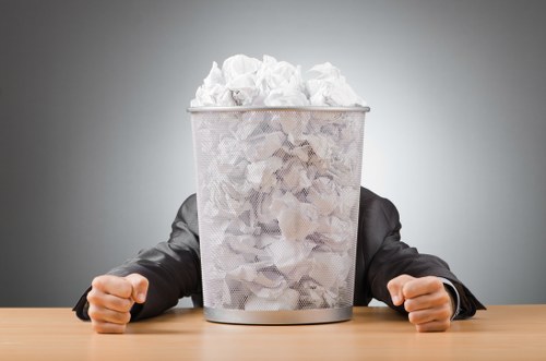 Professional builders waste sorting and recycling